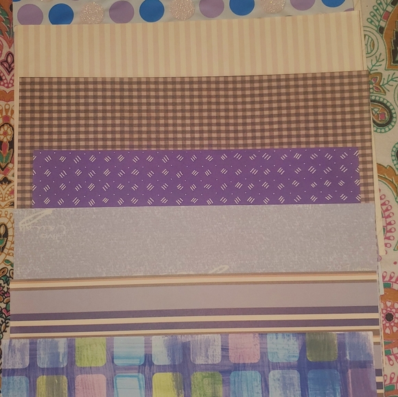 Lot of 80 12x12 scrapbooking paper various styles - Picture 4 of 8